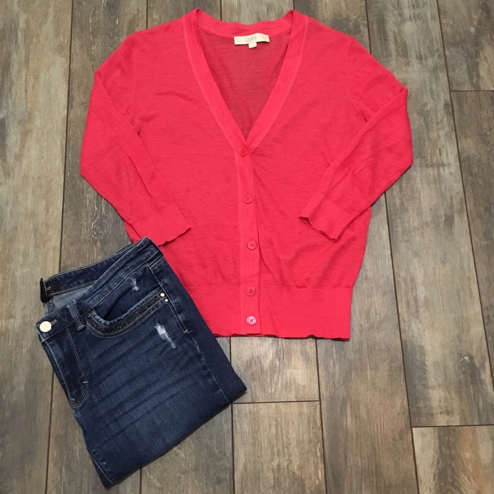 LOFT light weight cardigan size Small